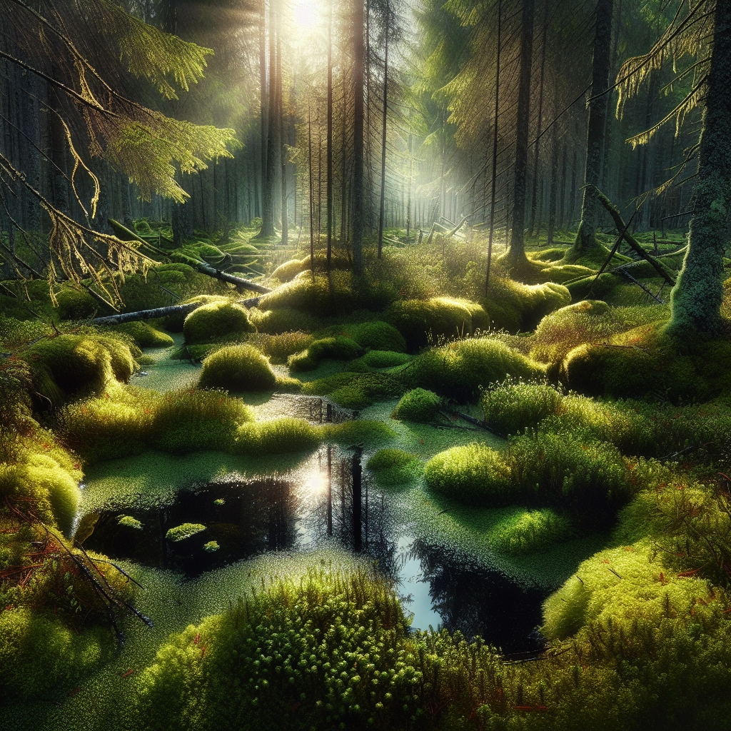 Mchy a retencja wody w lasach i na torfowiskach