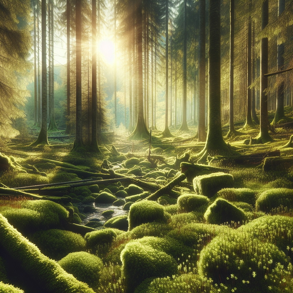 Wpływ mchów na regenerację lasów po pożarach i wycinkach