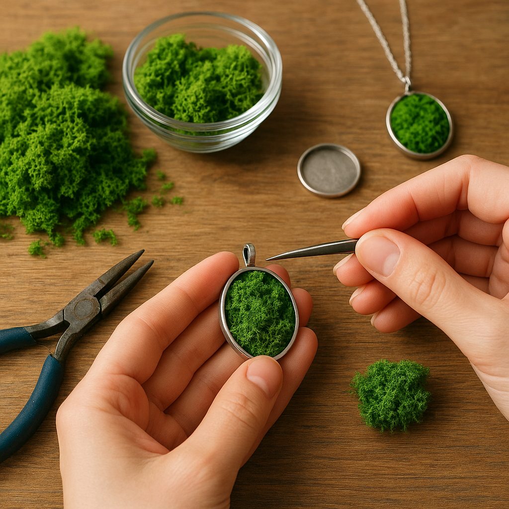 Jak tworzyć biżuterię z mchu stabilizowanego