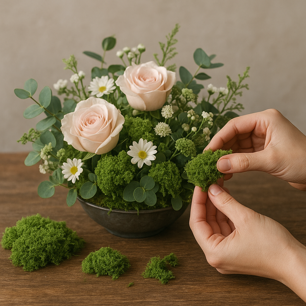 Jak używać mchu w kompozycjach florystycznych