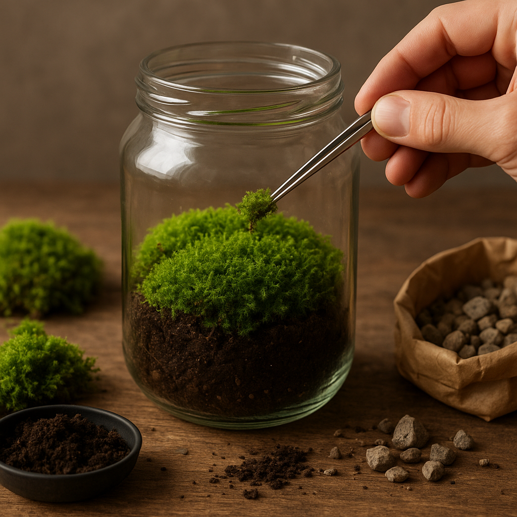 Jak założyć własny „mossarium” w słoiku