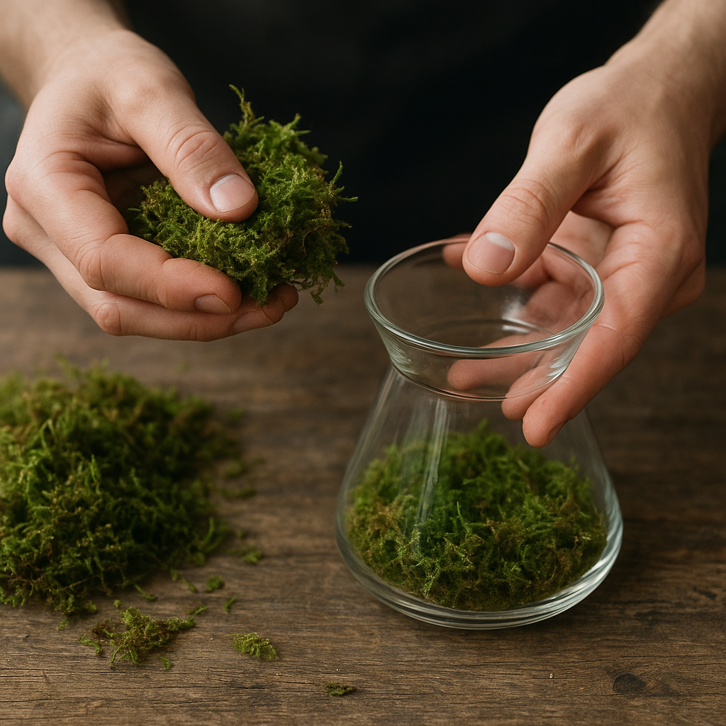 Jak zrobić naturalny filtr z mchu