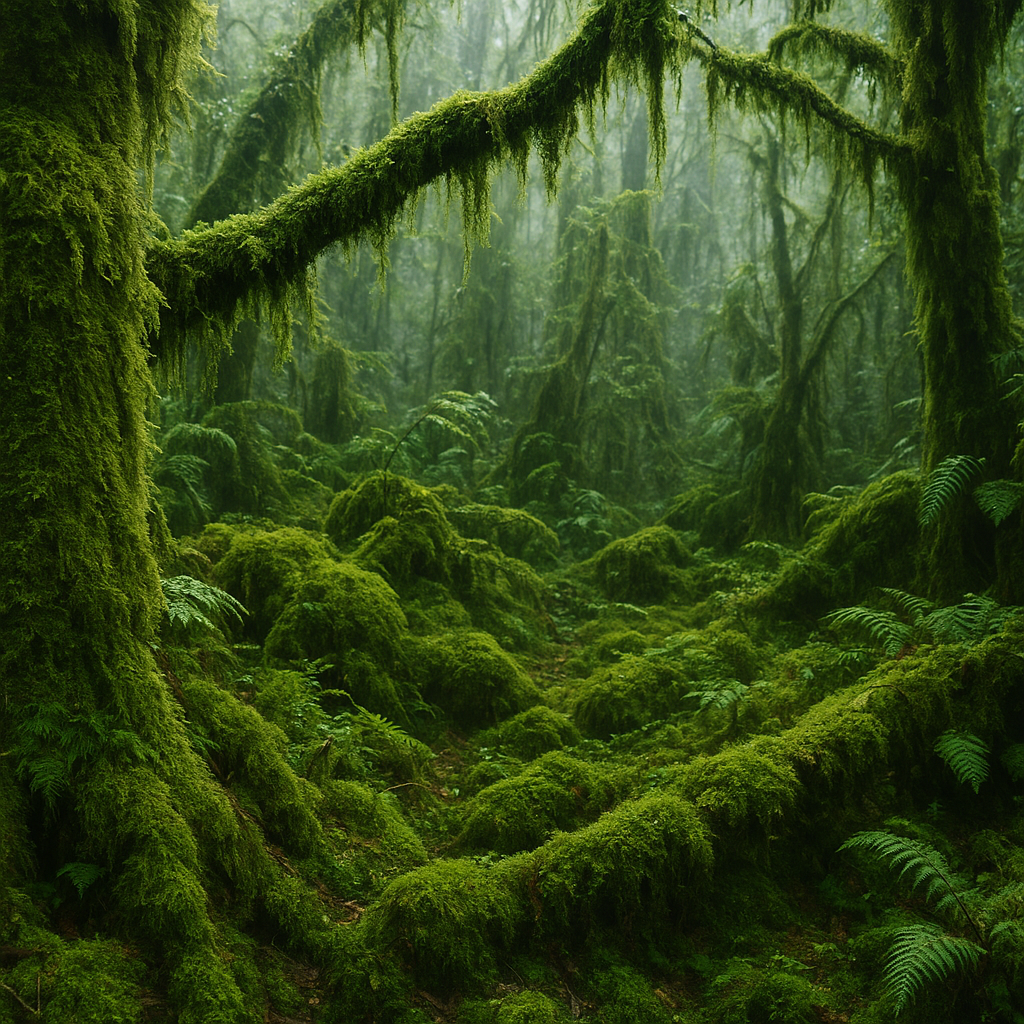 Mchy w deszczowych lasach tropikalnych
