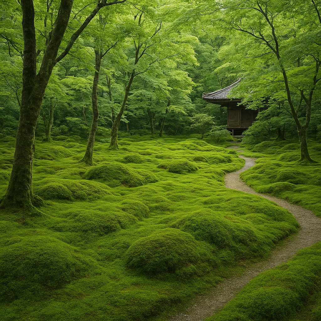 Ogród mchów w Kioto – Saihō-ji, Świątynia Mchu