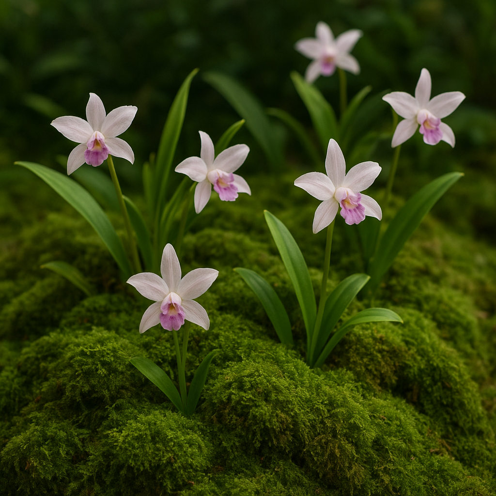 Mech jako naturalne podłoże dla storczyków