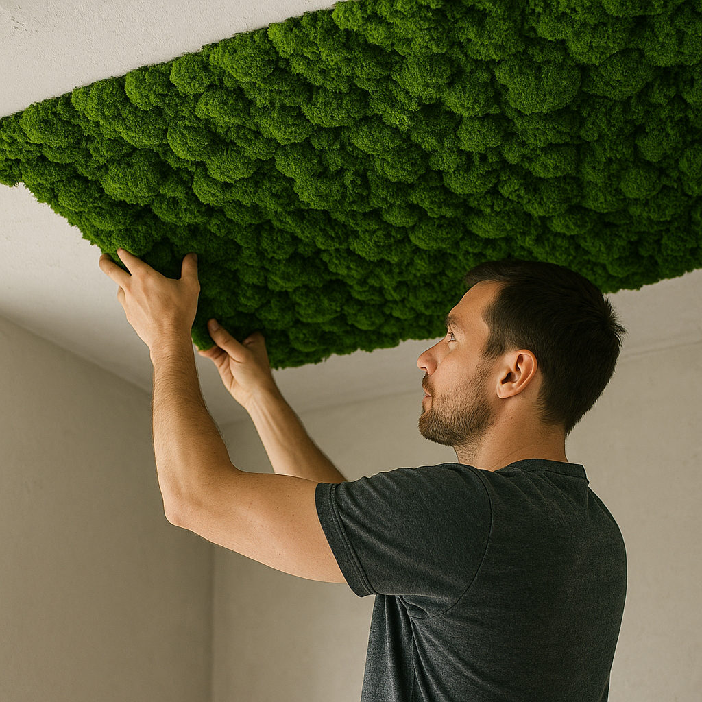 Jak stworzyć ekologiczny sufit z mchu