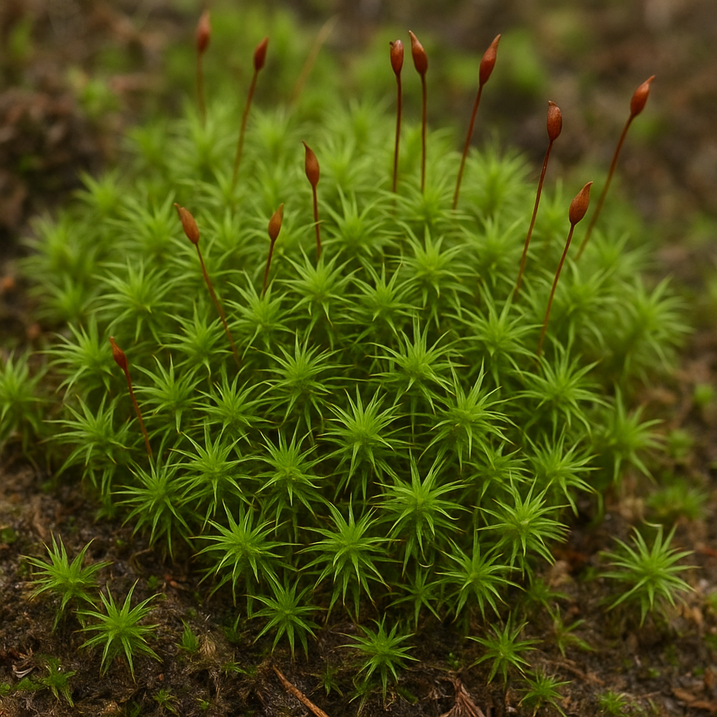 Krzywinka torfowa – Campylium stellatum