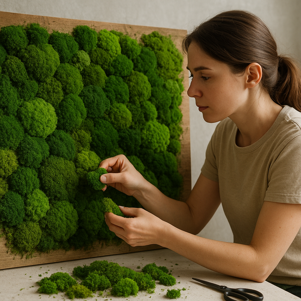 Jak stworzyć żywą instalację artystyczną z mchu