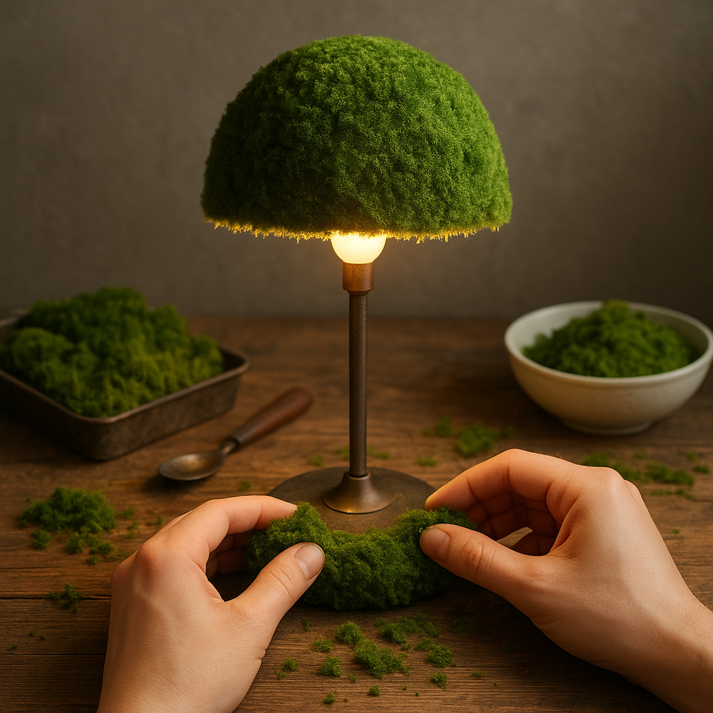 Jak zrobić mechową lampkę nocną