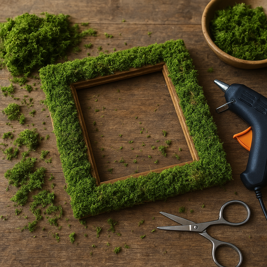 Jak zrobić mechową ramkę do zdjęć