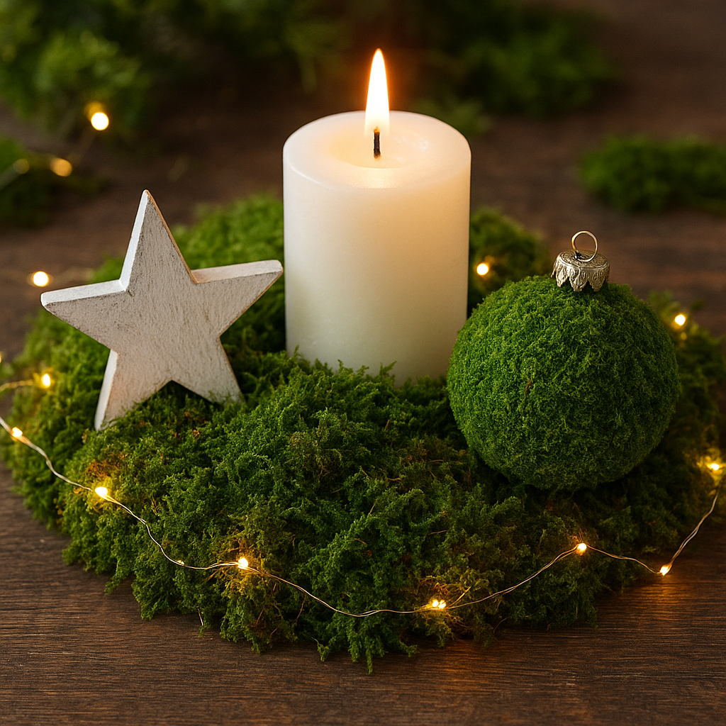 Jak wykorzystać mech w projektach świątecznych