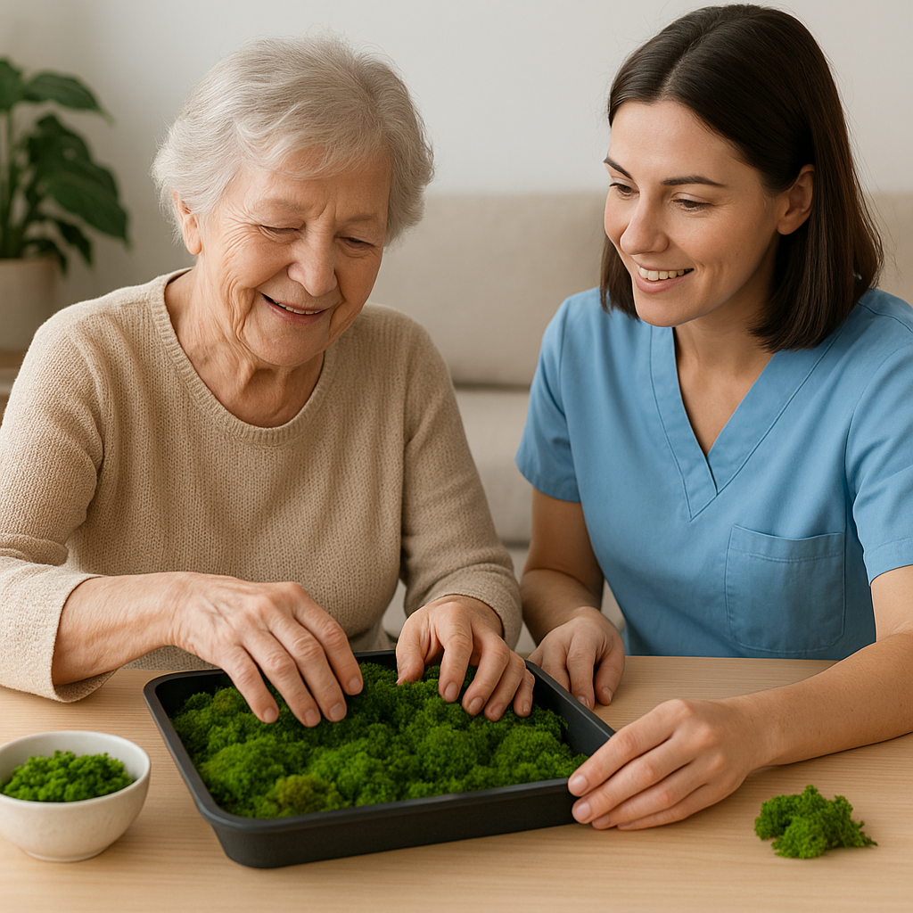 Jak wykorzystać mech w terapii zajęciowej