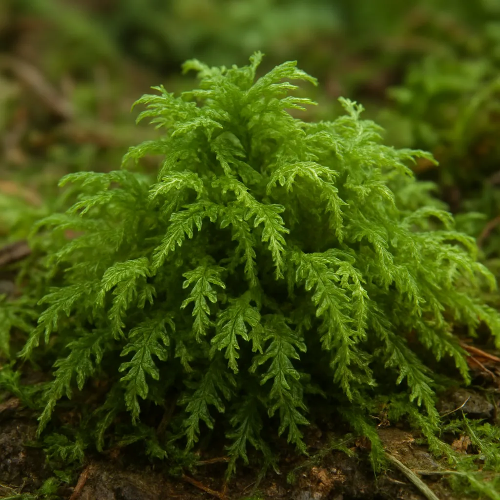 Piórkowiec leśny – Neckera crispa